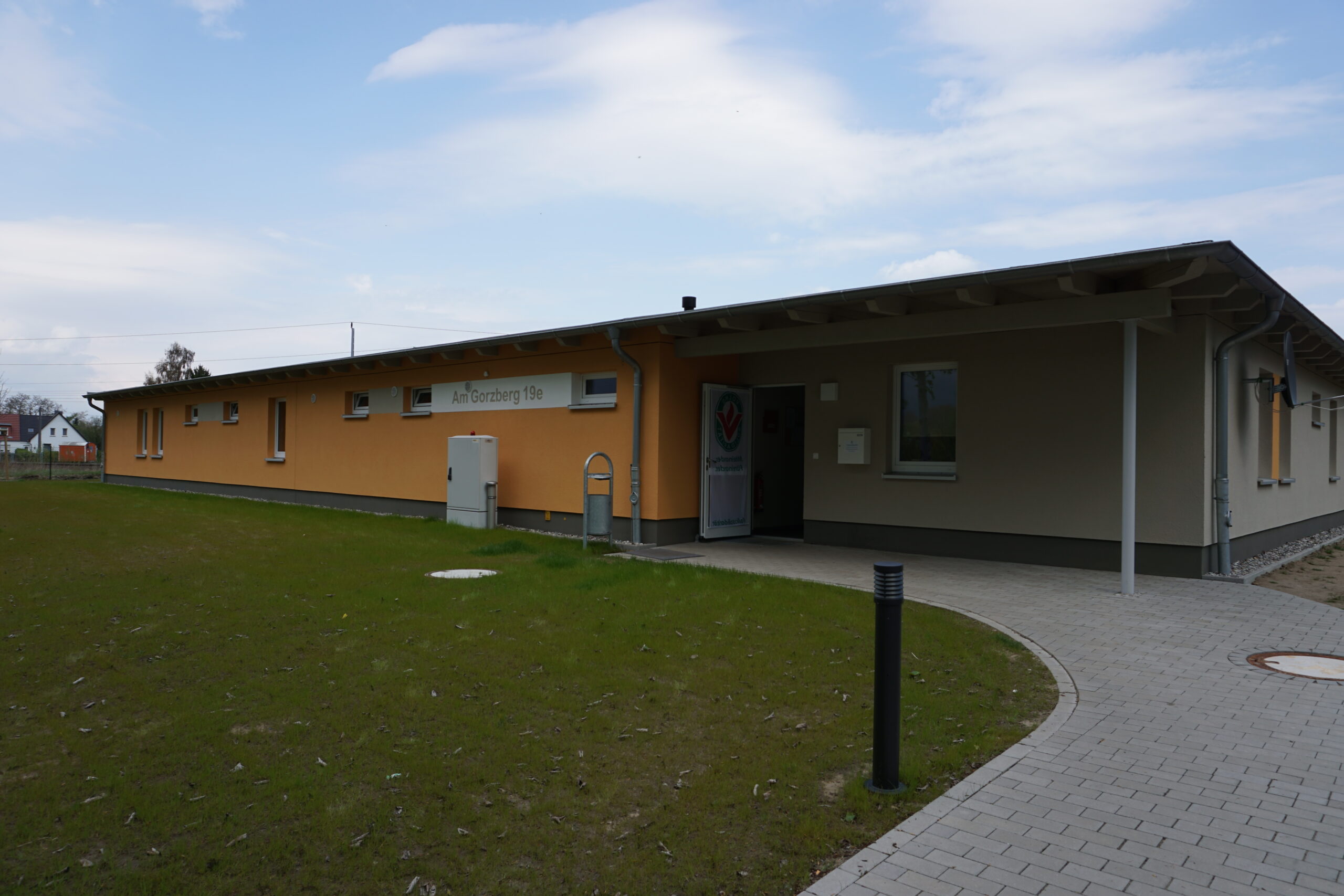 Obdachlosenzentrum Neubau von außen